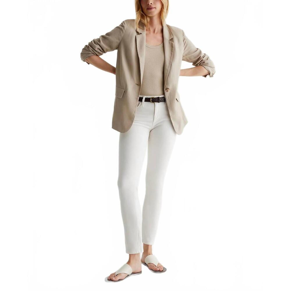 NEW AG JEANS prima ankle cigarette leg jean in powder